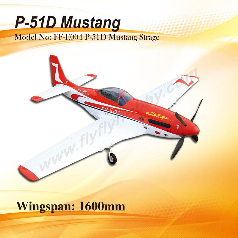 P-51D Mustang Strage_Kit w/motor+prop